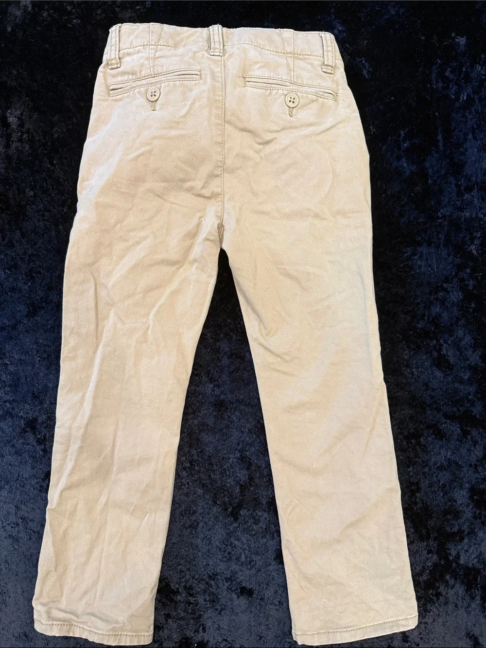 2 Pairs of Gap Pants. Kids Slim Fit Grey Corduroy and khaki Pants
